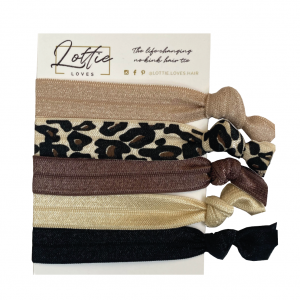 LEOPARD HAIR TIES