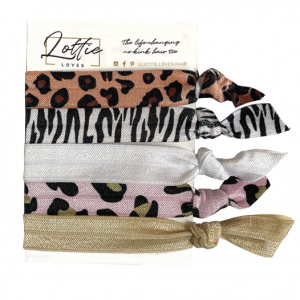 ANIMAL PRINT HAIR TIES